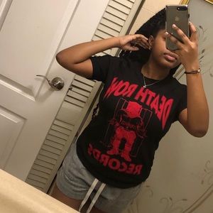 death row records graphic tee